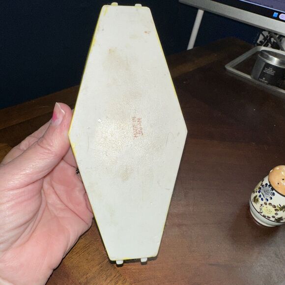 Vintage Salt and Pepper Shaker with Tray Made in Japan Hand Painted 2.5" Shakers - Picture 2 of 10